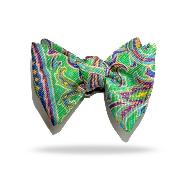 Bright Green - 100% Silk Bow Tie - Hanover