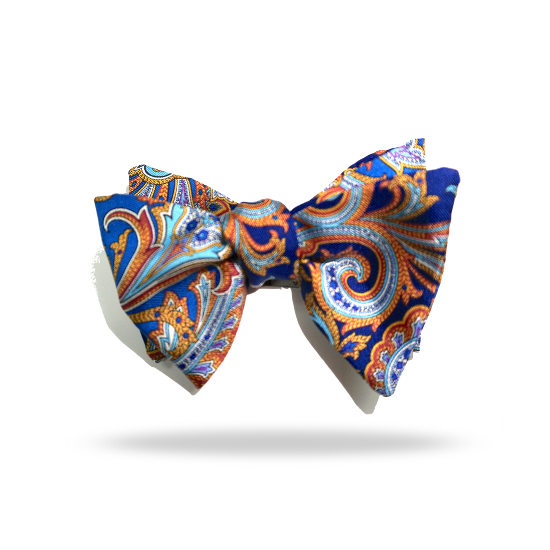 Royal Gold - 100% Silk Bow Tie - Warsaw