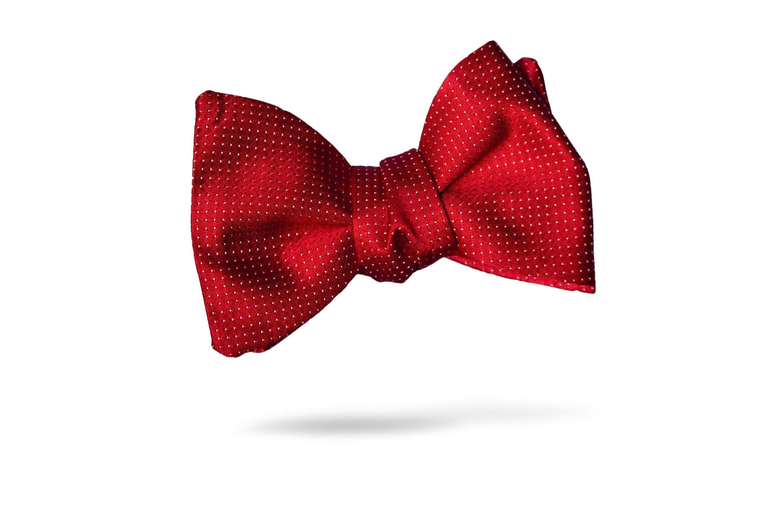 Red Dot 100% Silk Bow Tie - Ferrara